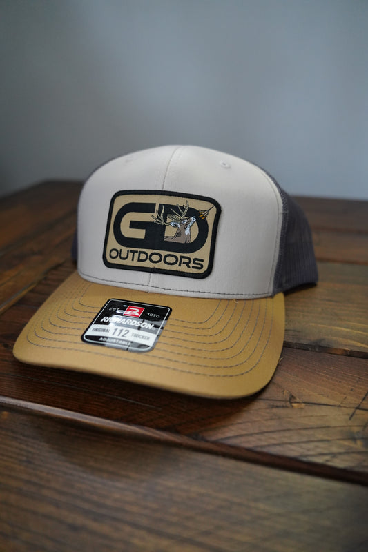 GD Outdoors Tan Trucker Hat